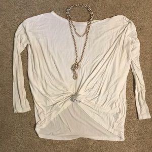 White Long sleeve piko